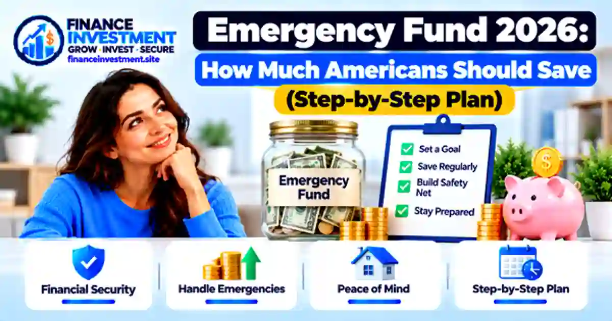 Emergency Fund 2026: How Much Americans Should Save (Step-by-Step Plan)