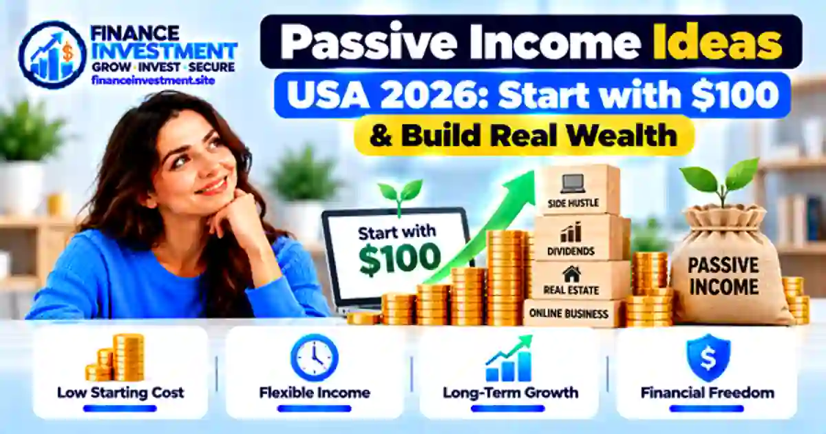 Top 7 Passive Income Ideas in the USA for 2026 (Start with $100)