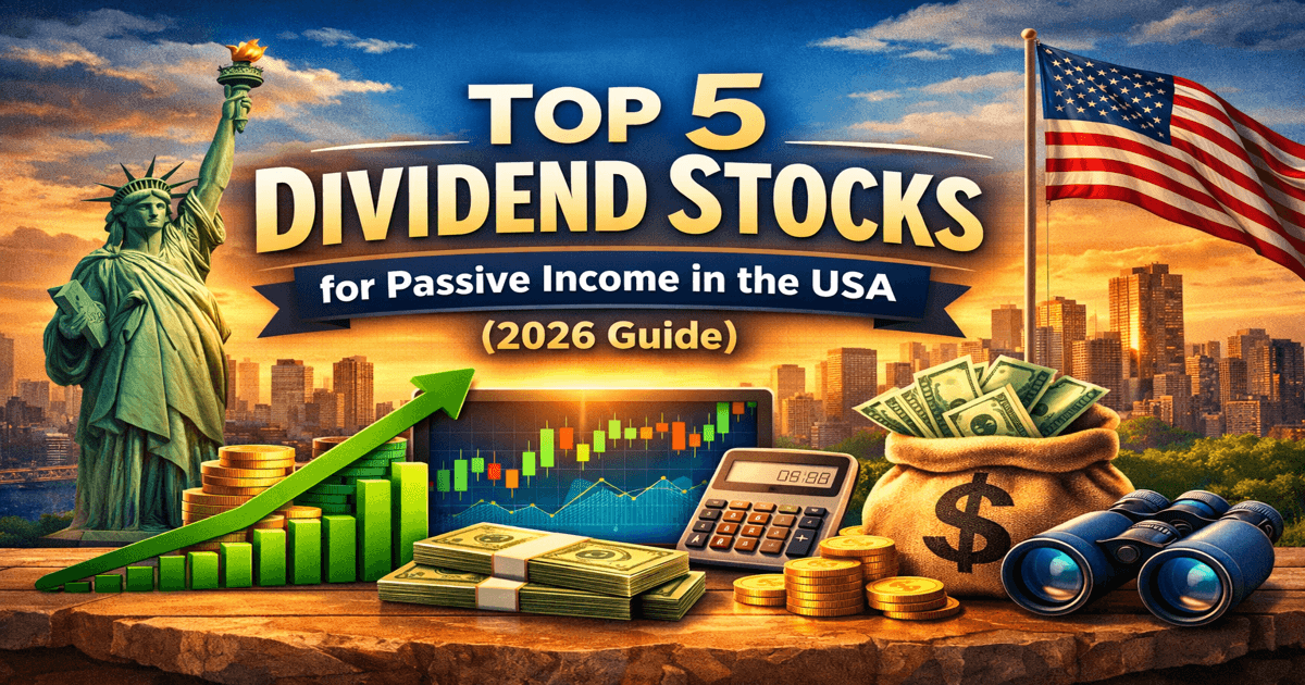 Top 5 Dividend Stocks for Passive Income in the USA (2026 Guide)