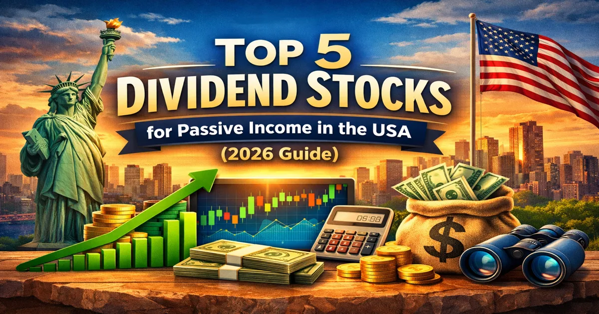 Top 5 Dividend Stocks for Passive Income in the USA (2026 Guide)