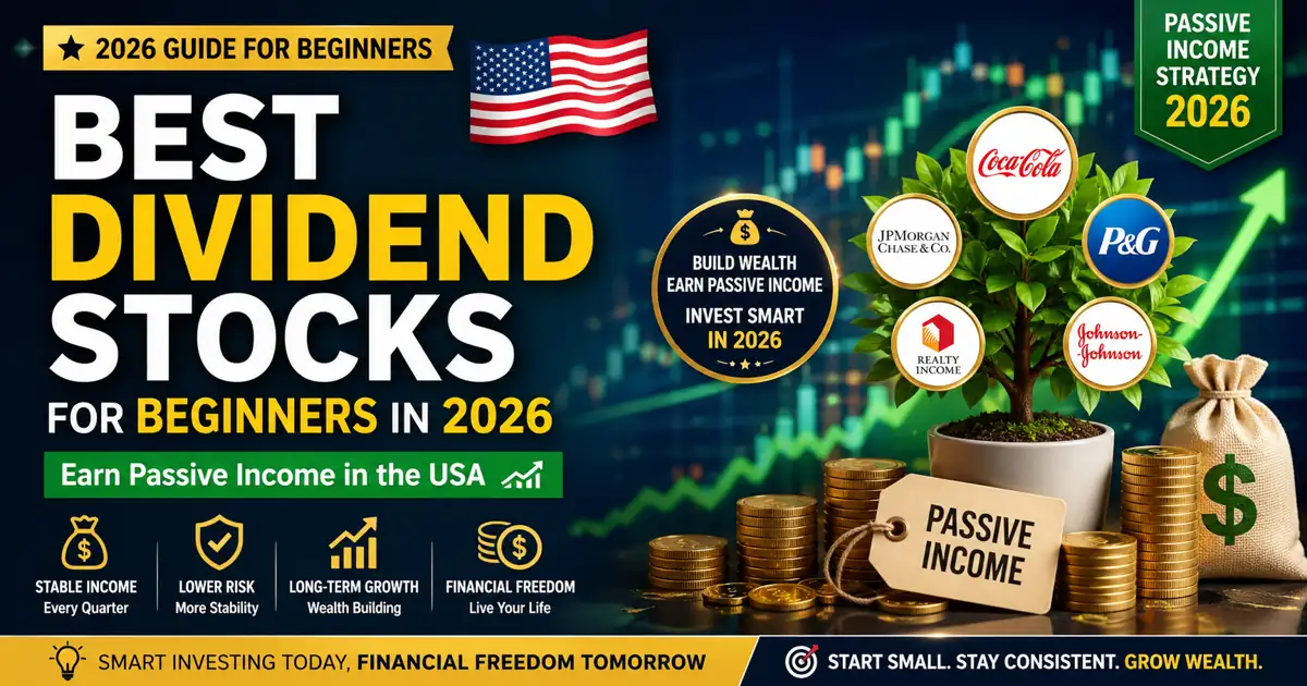 Best Dividend Stocks for Beginners in 2026 (Earn Passive Income USA)