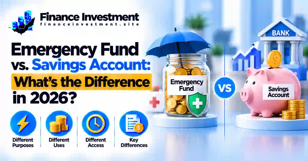 Emergency Fund vs Savings Account: What’s the Difference in 2026?