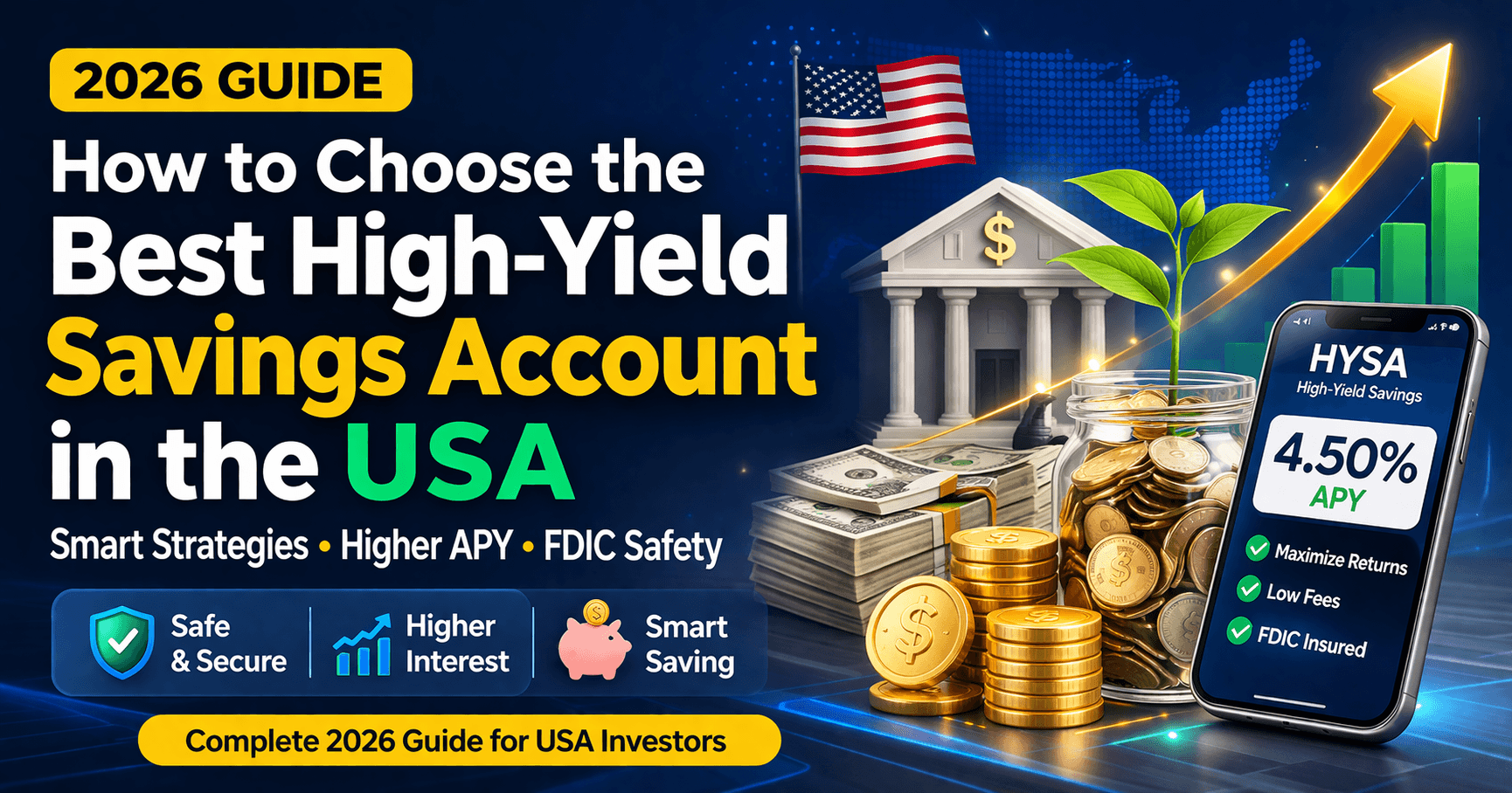 How to Choose the Best High-Yield Savings Account in the USA (2026 Guide)