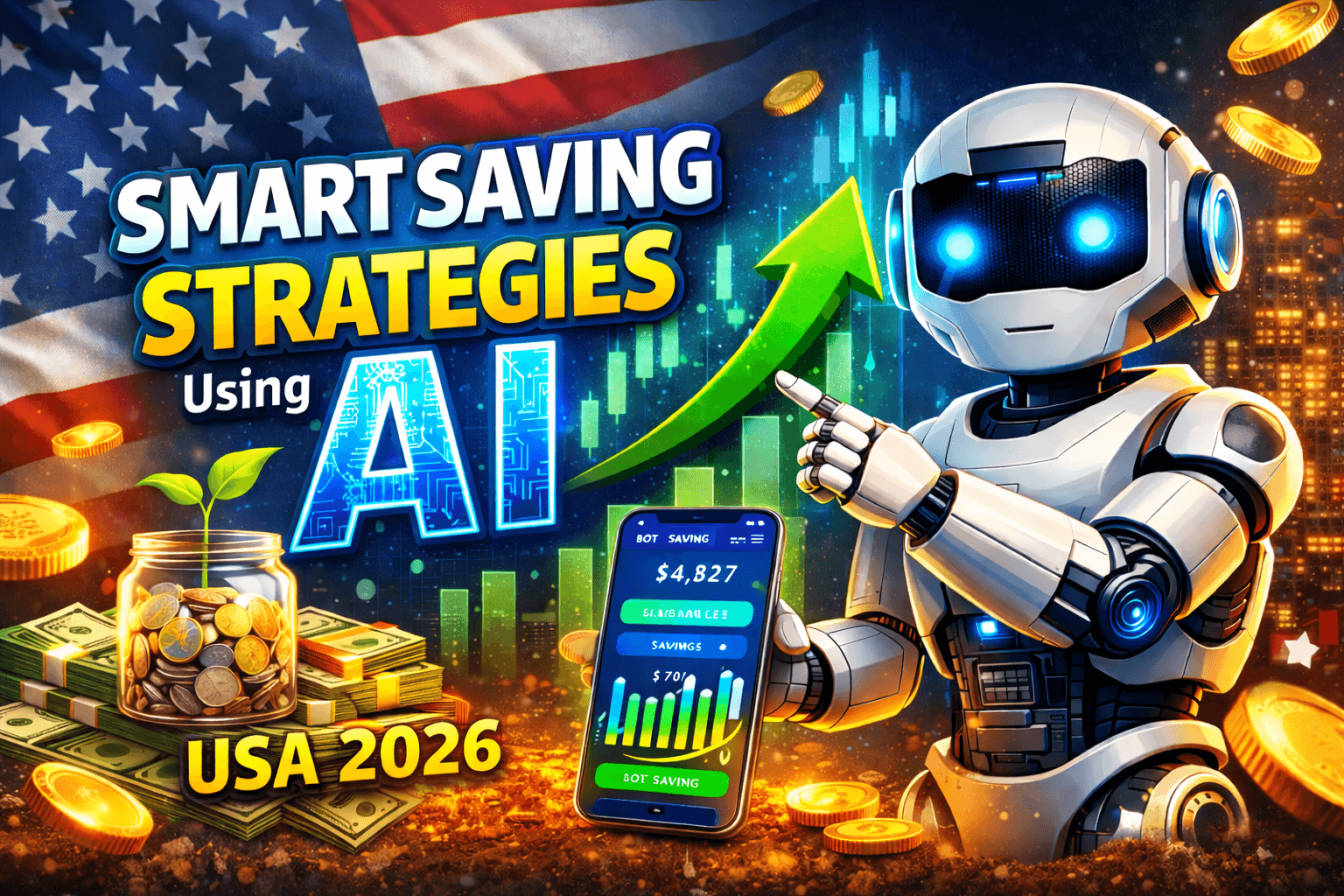 "smart saving strategies using ai tools usa 2026 automated savings" 