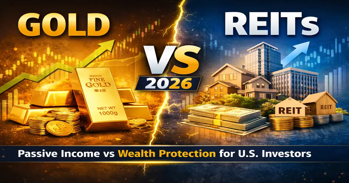 Gold vs Real Estate REITs 2026: Best Passive Income Strategy for U.S. Investors