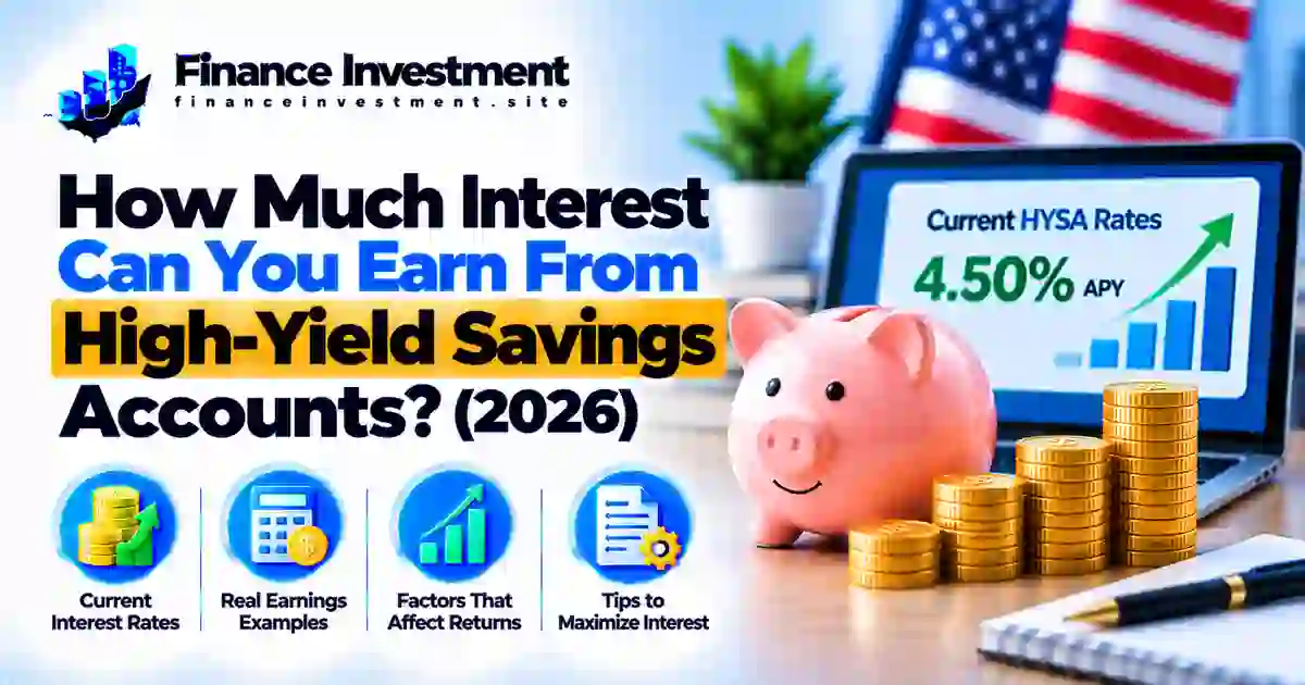 how much interest can you earn from high-yield savings accounts.