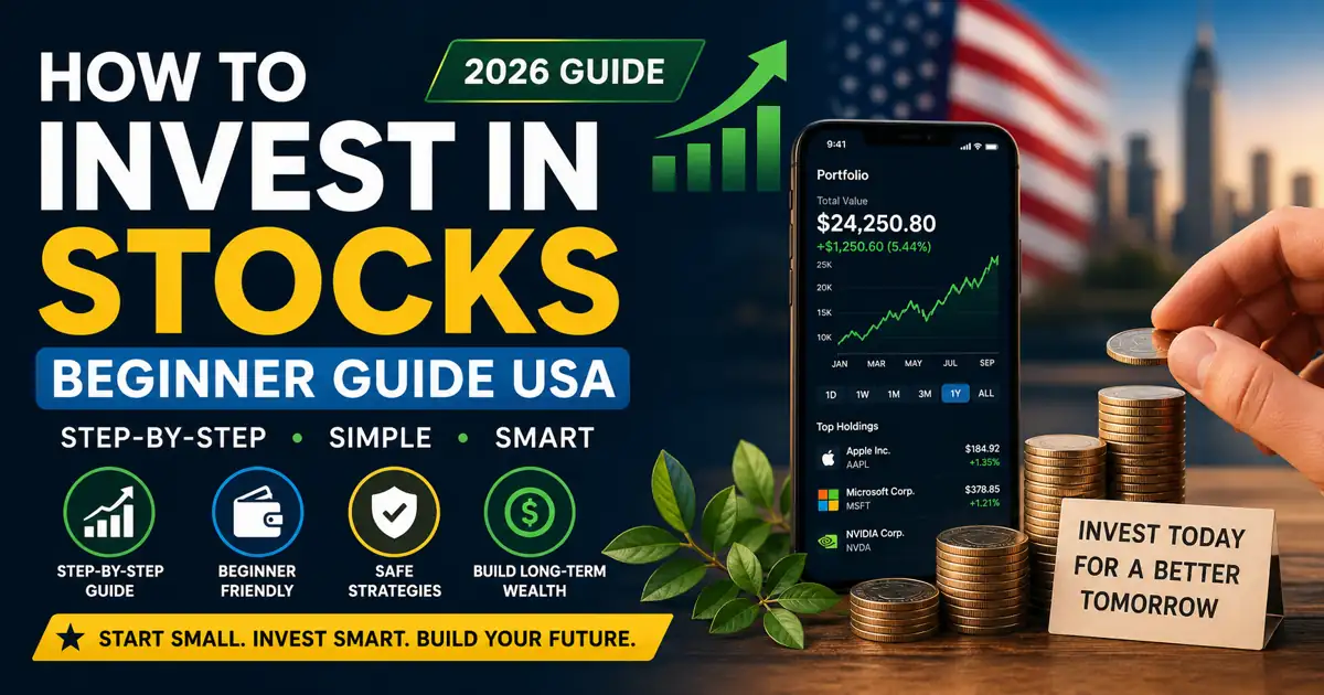 How to Start Investing in Stocks in 2026 (Beginner Guide USA)