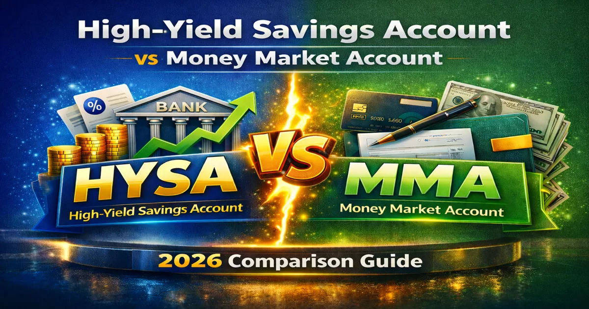 High-Yield Savings Account vs Money Market Account (2026 Comparison Guide)