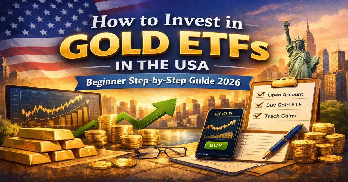 How to Invest in Gold ETFs in the USA (Beginner Step-by-Step Guide 2026)