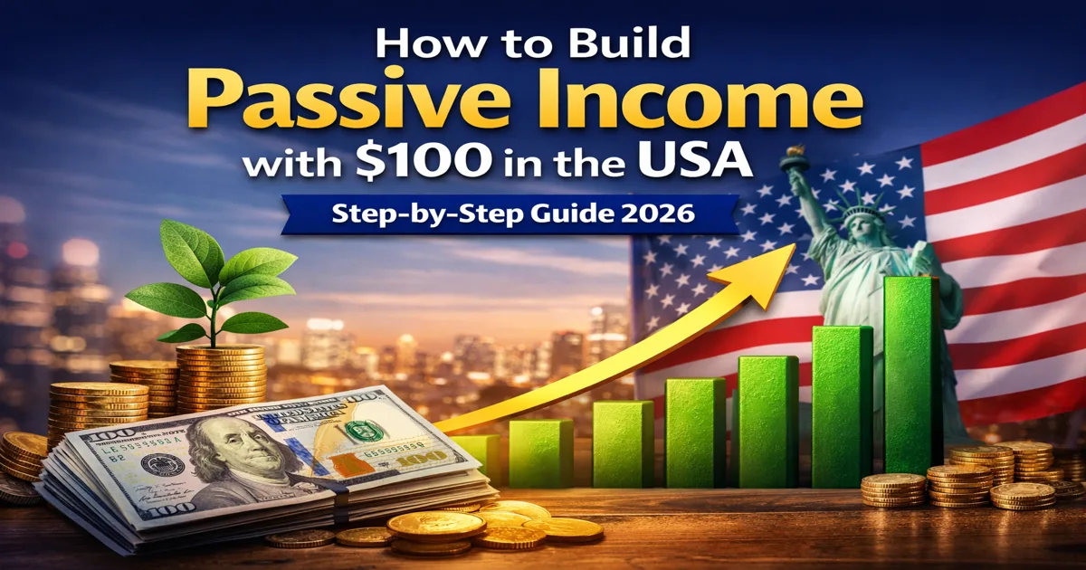 How to Build Passive Income with $100 in the USA (Step-by-Step Guide 2026)