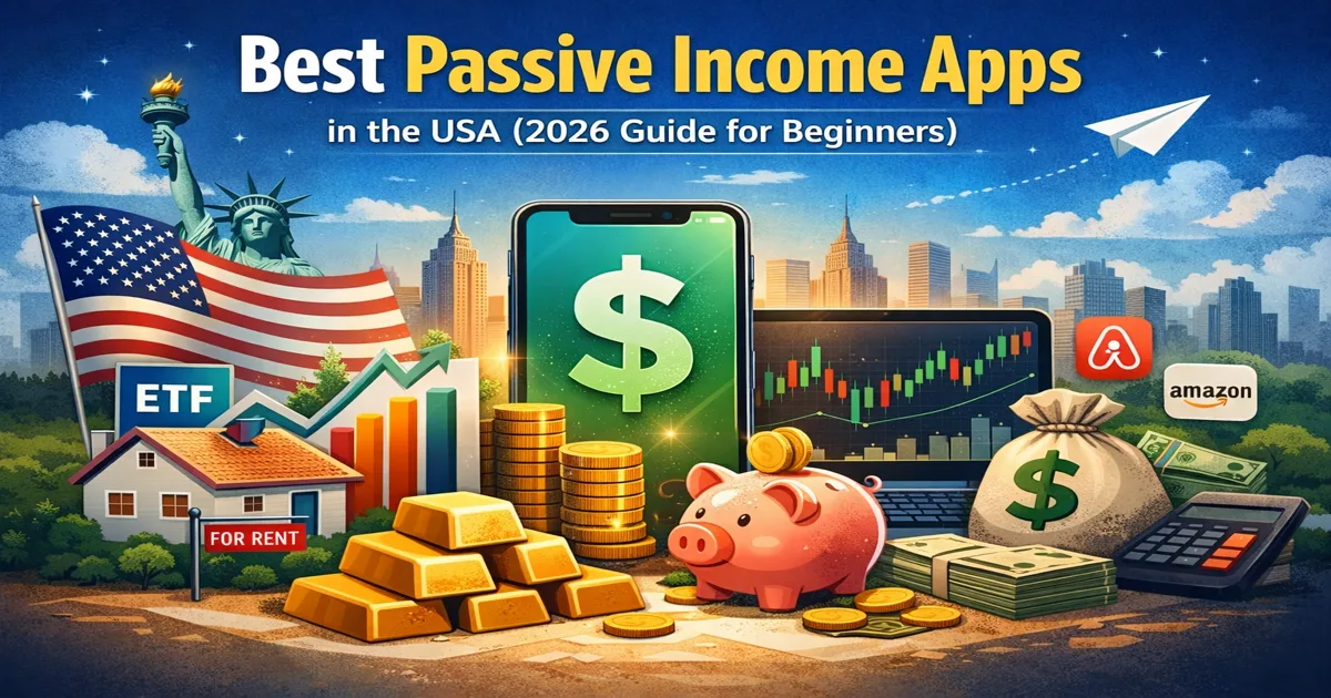 Best Passive Income Apps in the USA (2026 Guide for Beginners)
