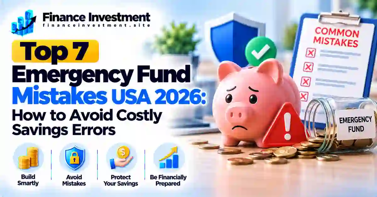 Top 7 Mistakes Americans Make While Building an Emergency Fund (2026 Guide)