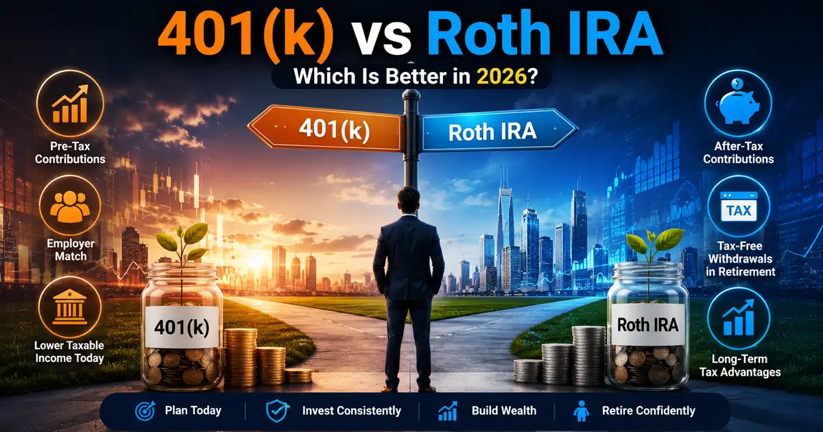 401(k) vs Roth IRA: Which Is Better in 2026?