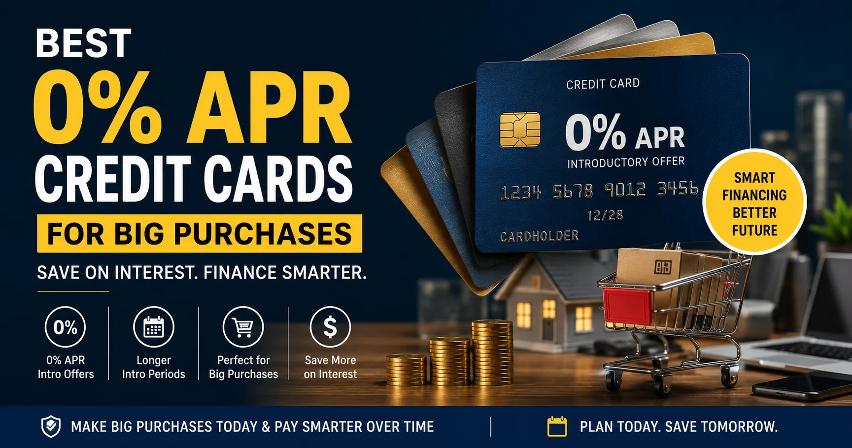 Best 0% APR Credit Cards for Big Purchases in 2026