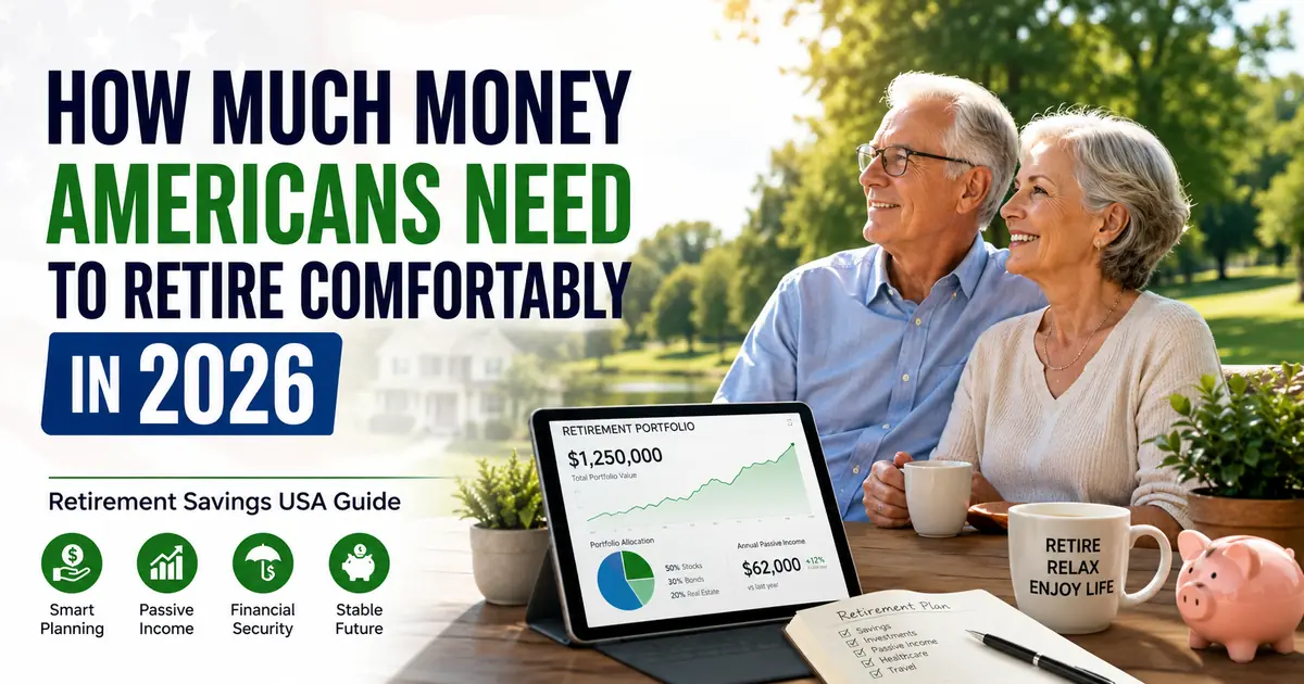 How Much Money Americans Need to Retire Comfortably in 2026