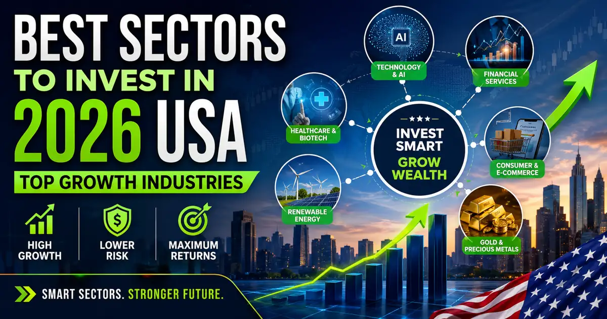Best Sectors to Invest in 2026 USA (Top Growth Industries)