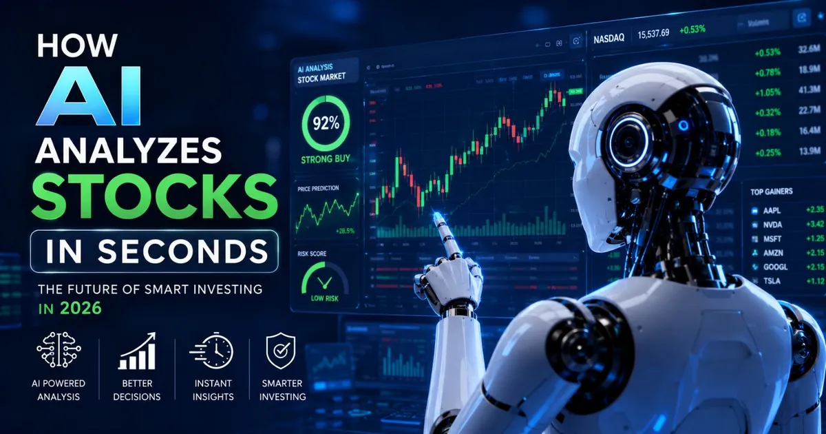How AI Analyzes Stocks in Seconds: The Future of Smart Investing in 2026