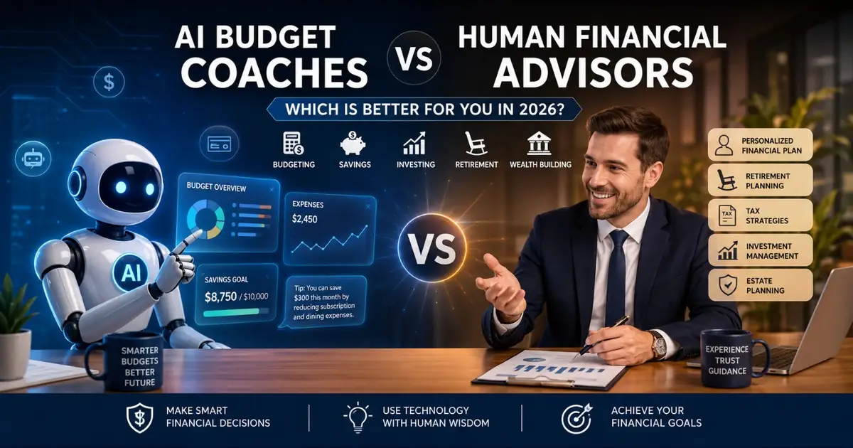 AI Budget Coaches vs Human Financial Advisors: Complete 2026 Guide
