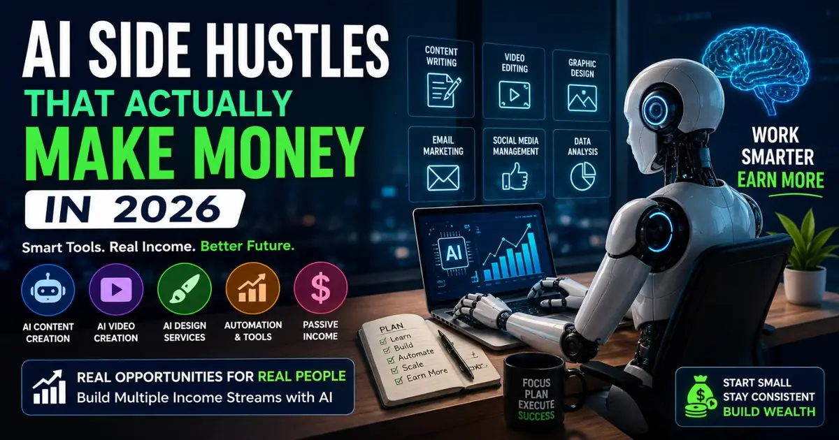 AI Side Hustles That Actually Make Money in 2026: Proven Ways to Earn More Income