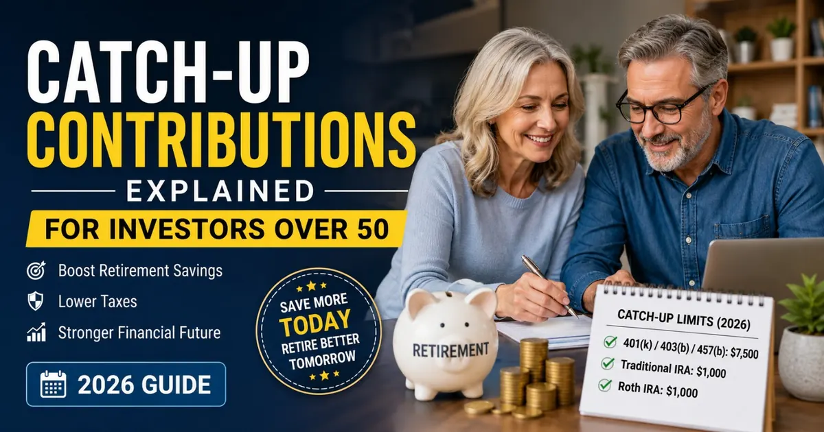 Catch-Up Contributions Explained for Investors Over 50: Complete 2026 Guide