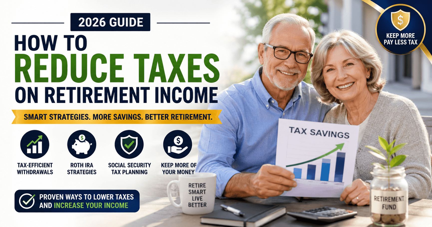 How to Reduce Taxes on Retirement Income: Complete 2026 Guide