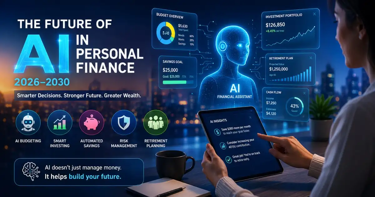 Future of AI in Personal Finance (2026–2030): How Artificial Intelligence Will Transform Money Management