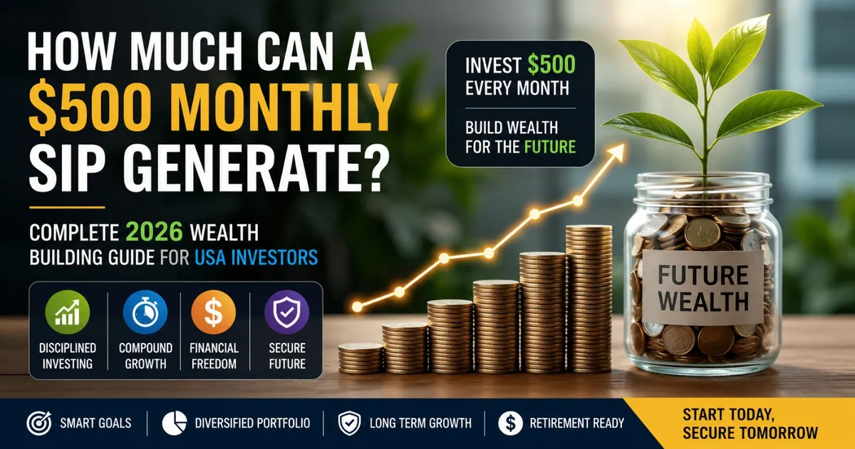 How Much Can a $500 Monthly SIP Generate? Complete 2026 Wealth Building Guide