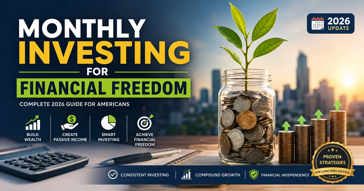 Monthly Investing for Financial Freedom: Complete 2026 Guide for Americans