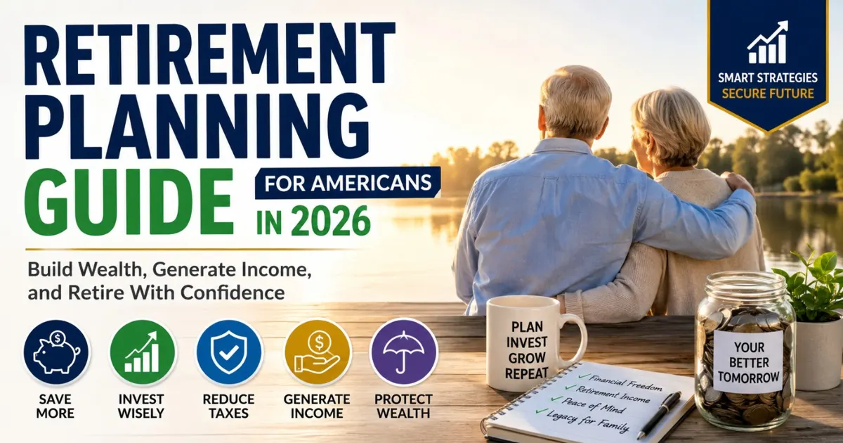 Retirement Planning Guide for Americans in 2026: Build Wealth, Generate Income, and Retire With Confidence