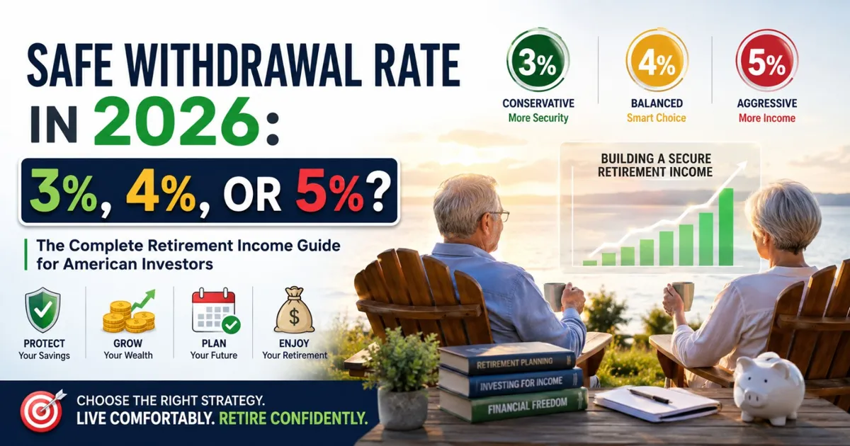Safe Withdrawal Rate in 2026: 3%, 4%, or 5%? The Complete Retirement Income Guide