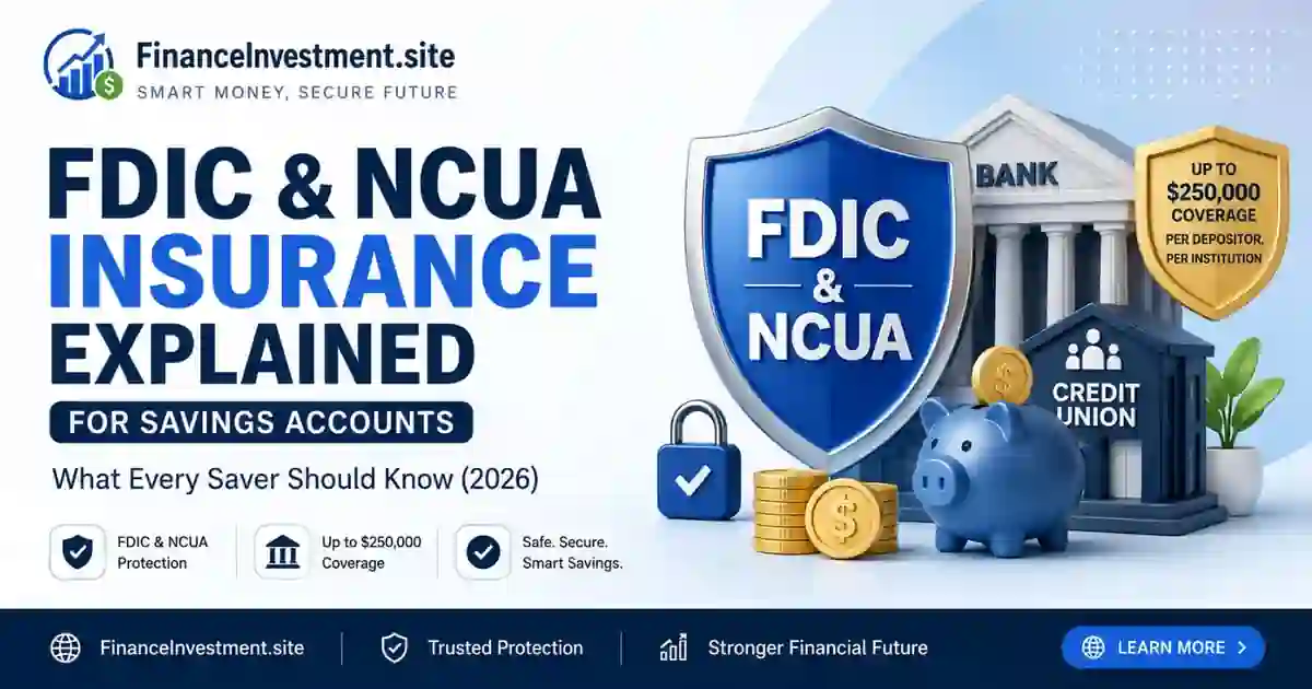 FDIC & NCUA Insurance Explained for Savings Accounts: What Every Saver Should Know (2026)