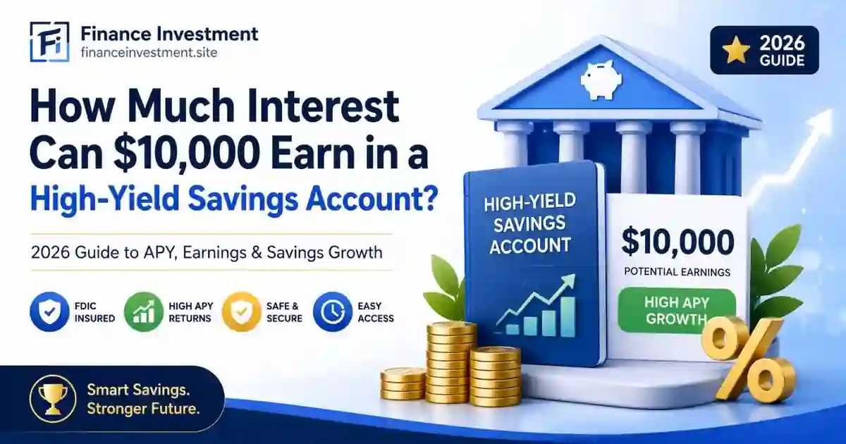 How Much Interest Can $10,000 Earn in a High-Yield Savings Account