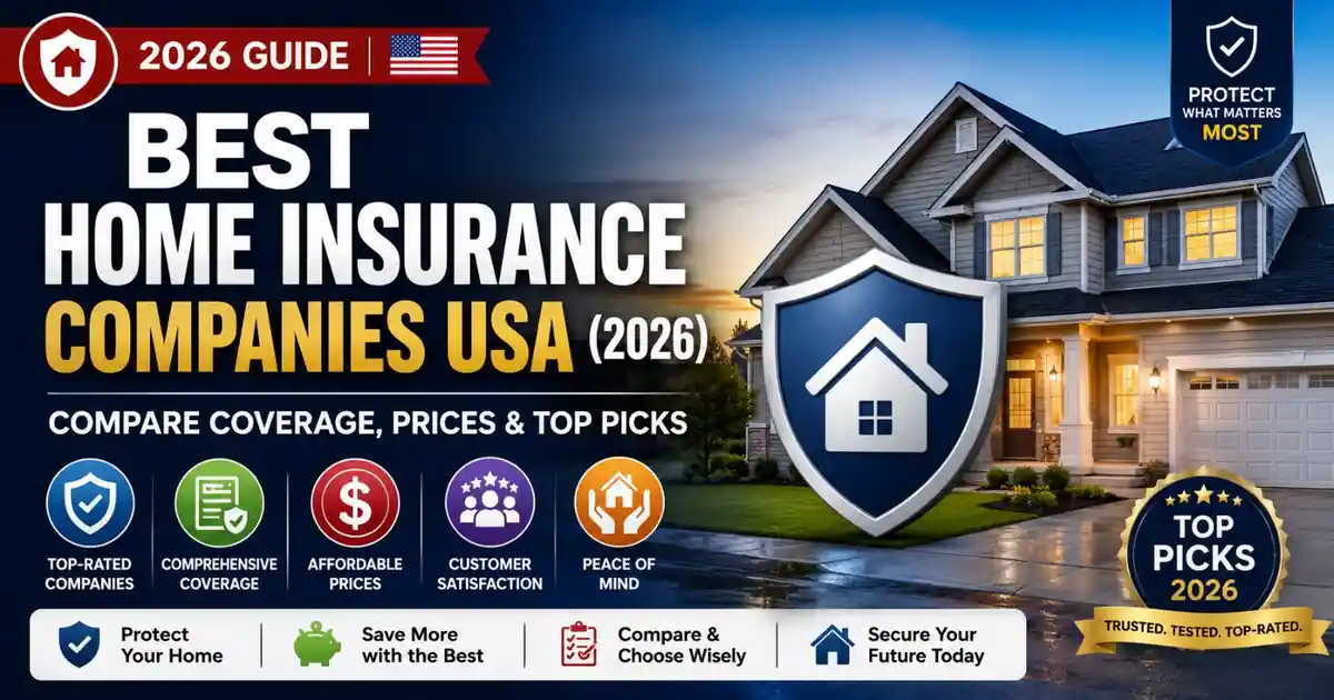 Best Home Insurance Companies USA (2026): Compare Coverage, Prices & Top Picks