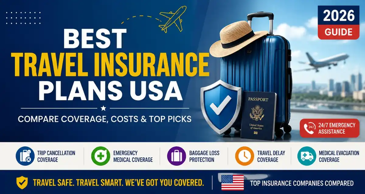 Best Travel Insurance Plans USA (2026): Compare Coverage, Costs & Top Picks