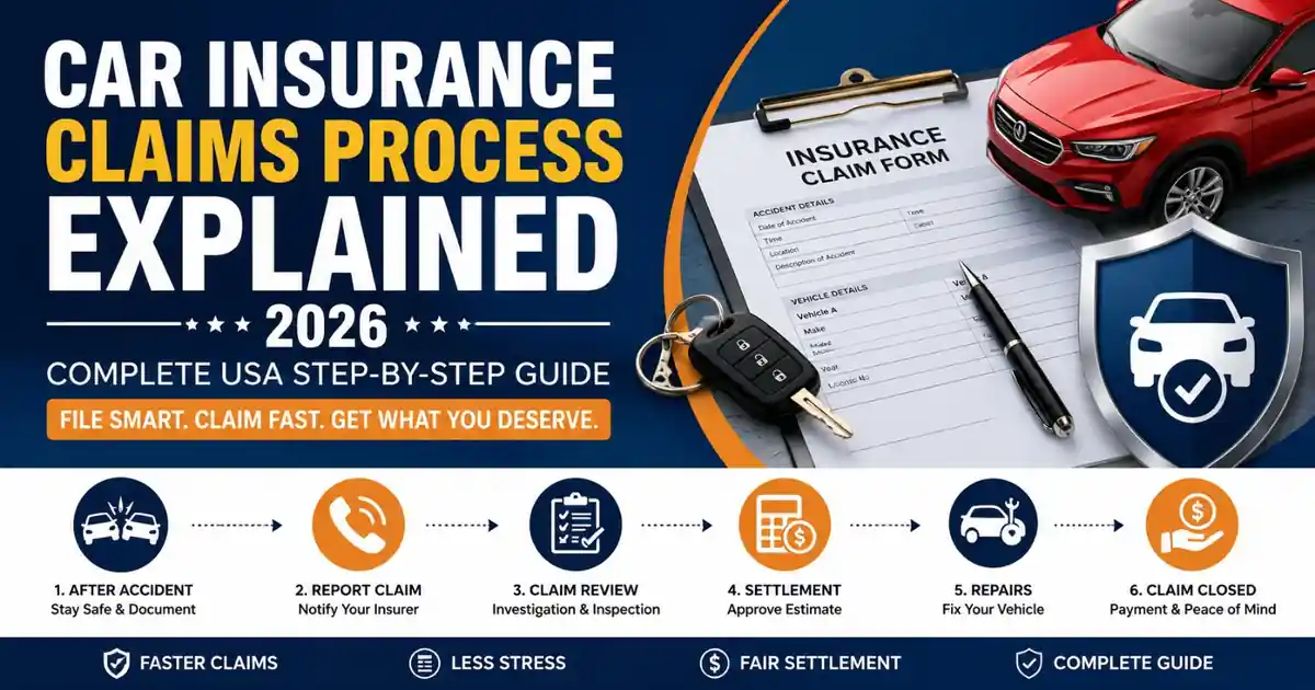 Car Insurance Claims Process Explained (2026): Complete USA Step-by-Step Guide
