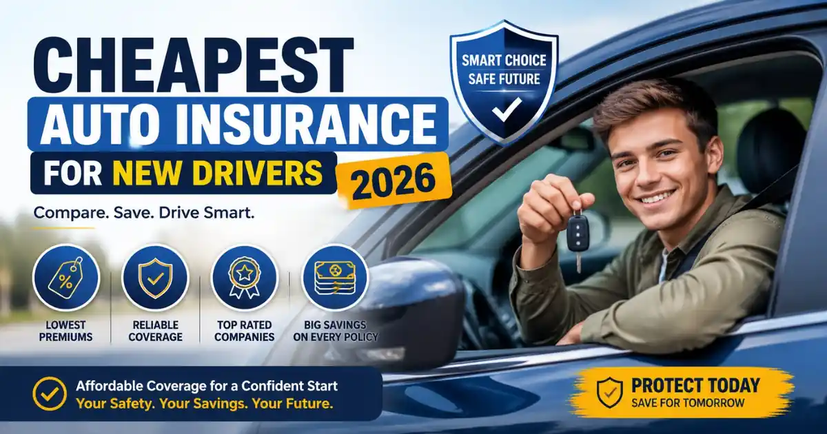 Cheapest Auto Insurance for New Drivers (2026): Complete USA Savings Guide