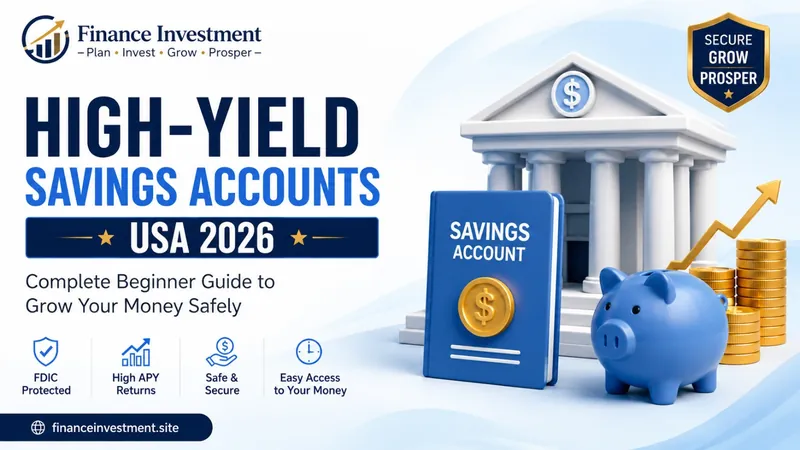 High-Yield Savings Accounts USA 2026: Complete Beginner Guide to Grow Your Money Safely