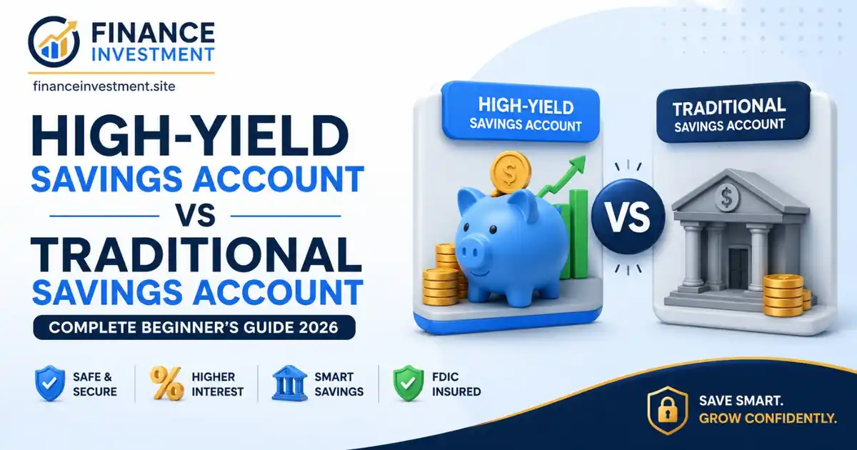 High-Yield Savings Account vs Traditional Savings Account: Complete Beginner’s Guide (2026)