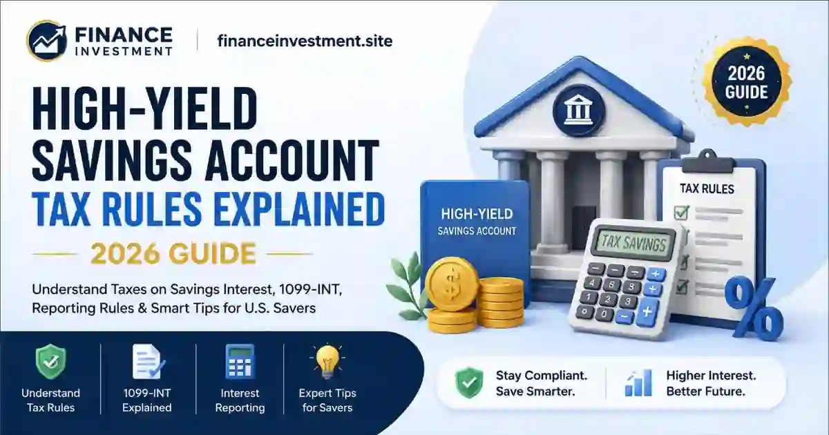 High-Yield Savings Account Tax Rules Explained (2026 Guide)