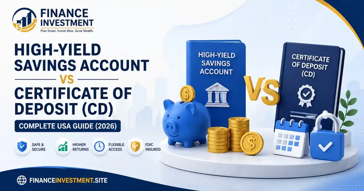 High-Yield Savings Account vs Certificate of Deposit (CD): Complete USA Guide (2026)