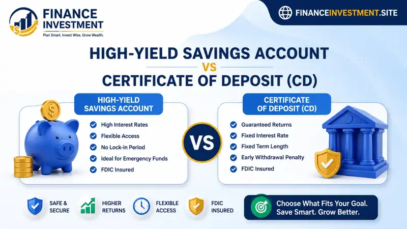 High-Yield Savings Account vs Certificate of Deposit (CD)