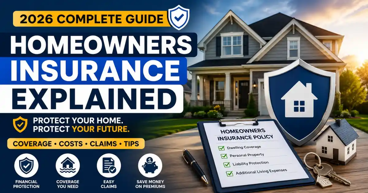 Homeowners Insurance Explained: Complete USA Guide to Protect Your Home in 2026