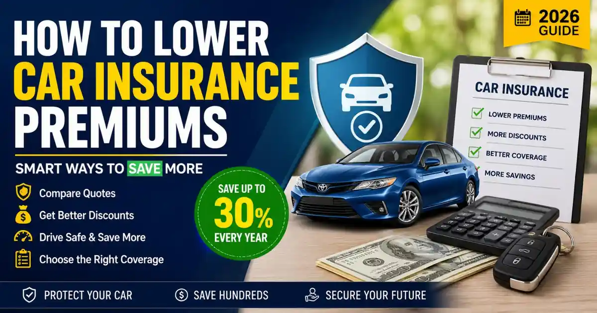 How to Lower Car Insurance Premiums (2026): Smart Ways to Save More