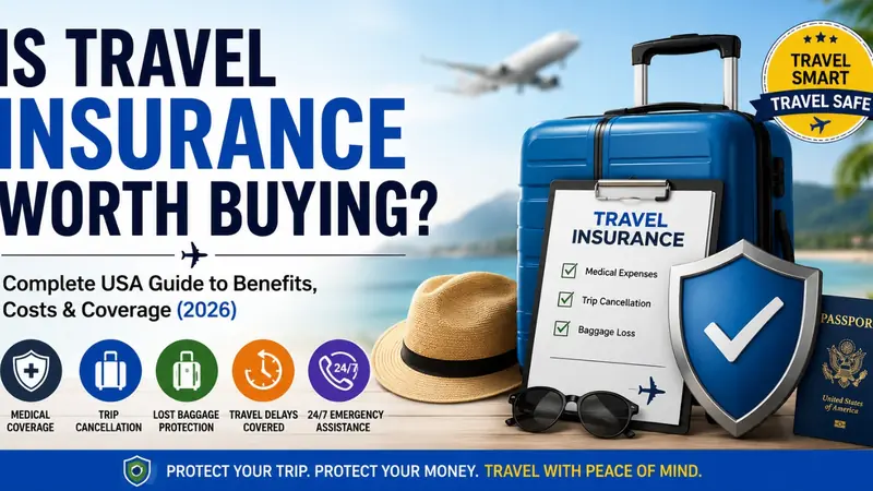 Is Travel Insurance Worth Buying? Complete USA Guide to Benefits, Costs & Coverage (2026)