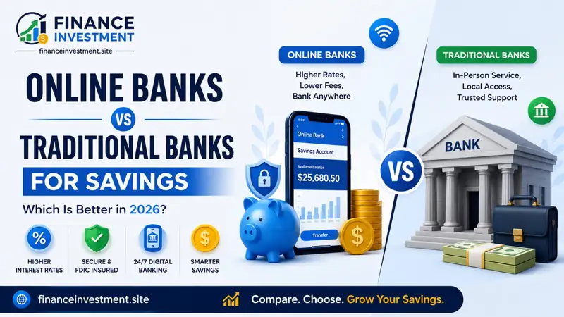 Online Banks vs Traditional Banks for Savings
