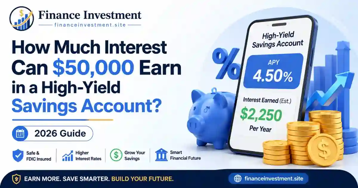 How Much Interest Can $50,000 Earn in a High-Yield Savings Account
