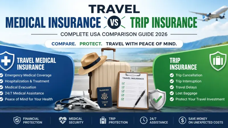 Travel Medical Insurance vs Trip Insurance