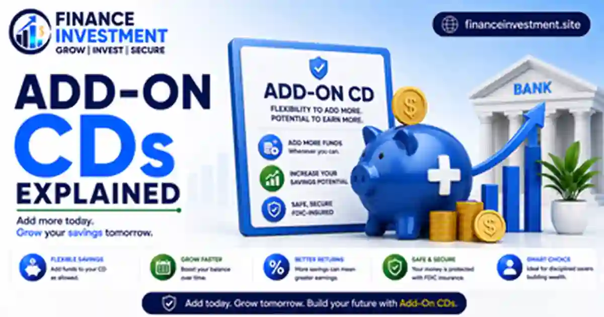 Add-On CDs Explained: How They Work, Rates, Benefits & Risks