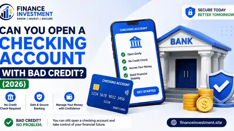 Can You Open a Checking Account with Bad Credit