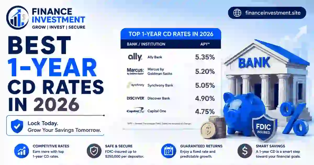 Best 1-Year CD Rates in 2026: Compare Top 12-Month CDs